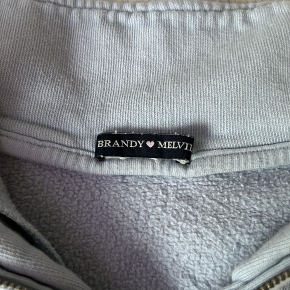 brandy melville half zip sweater - Picture 2 of 3